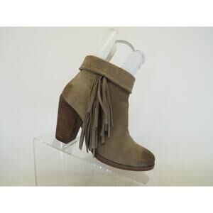 Jessica Simpson Womens Brown Suede Fold Over Ankle Fashion Boots Booties Size 6